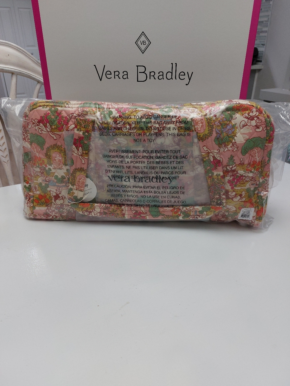 Vera Bradley Disney Mickey's Promenade Miramar Weekender NWT